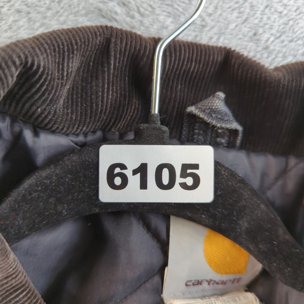 Carhartt C003 Jacket Mens 2XL Black Duck Canvas Work Coat Quilted Lined USA - Picture 13 of 13